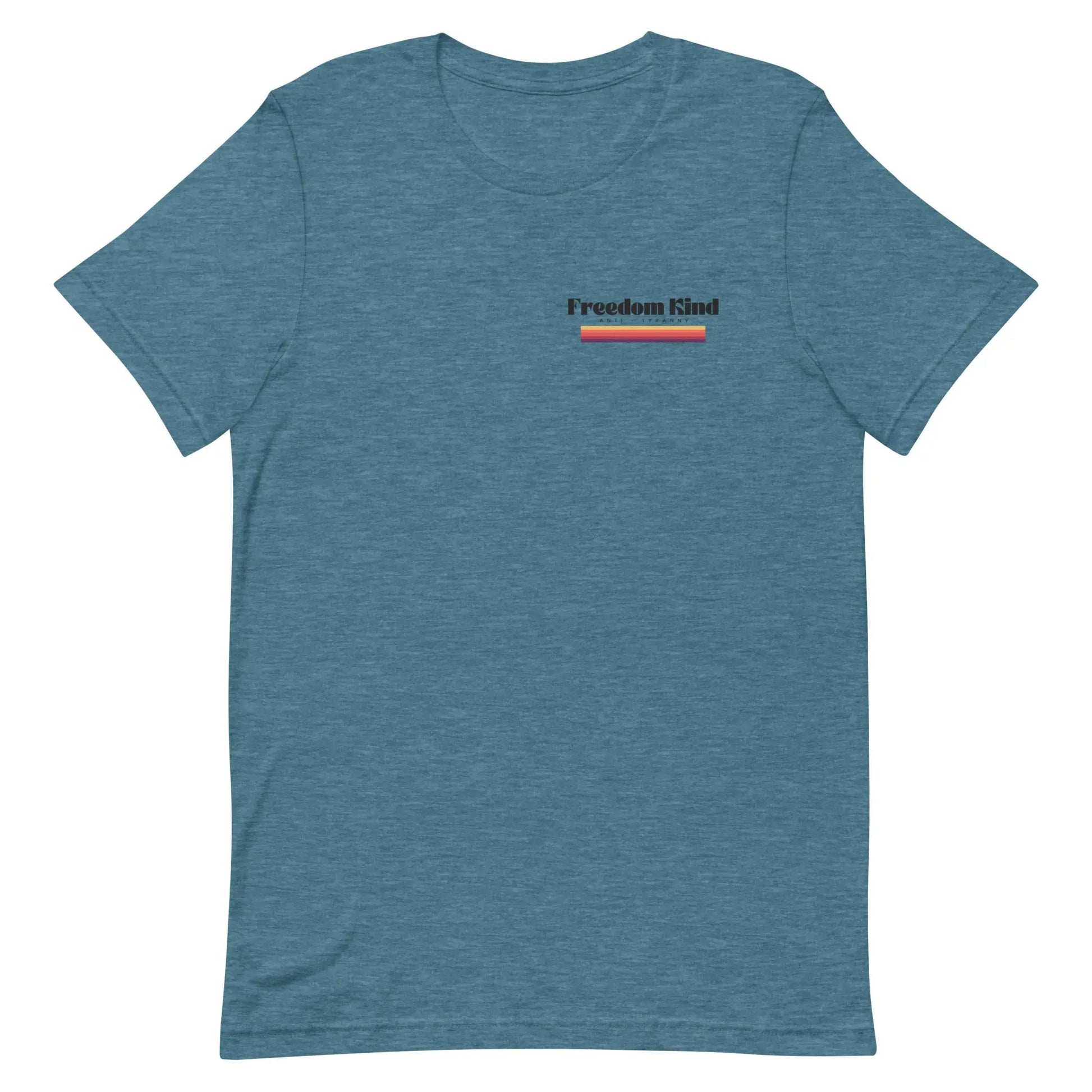 Freedom Kind Anti - Tyranny Sunset Banner T-shirt - Image #6