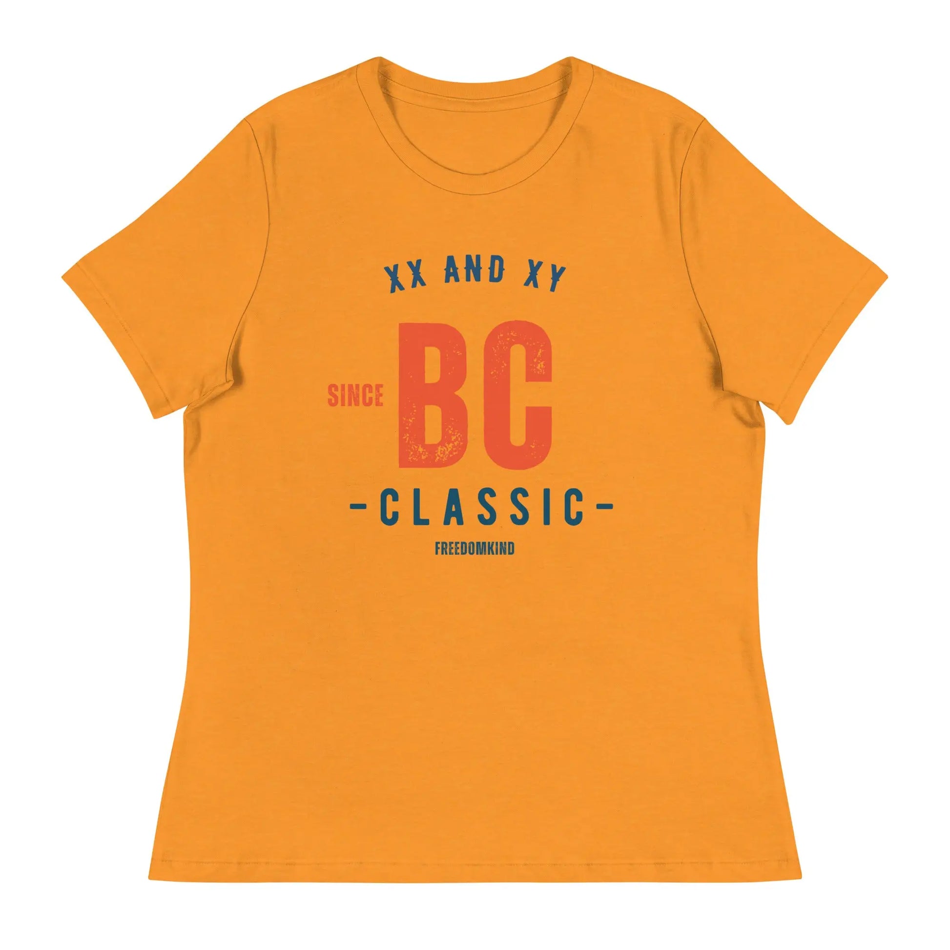 Women's Relaxed T-Shirt: 'XX & XY Since BC - Classic' | Freedom Kind - Image #7