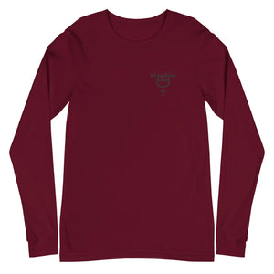 Unisex Long Sleeve Tee with Rosary Design | Freedom Kind Apparel - Image #2