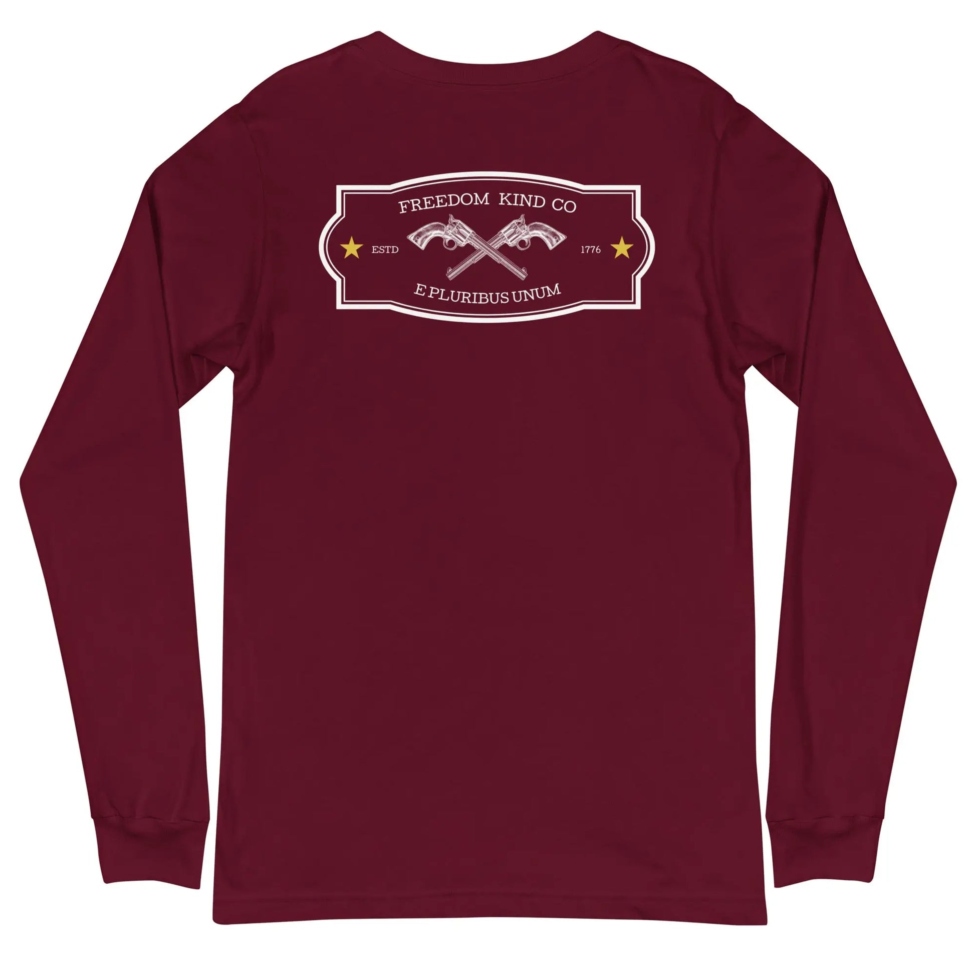 E Pluribus Unum Long Sleeve Tee | Freedom Kind Apparel - Image #3