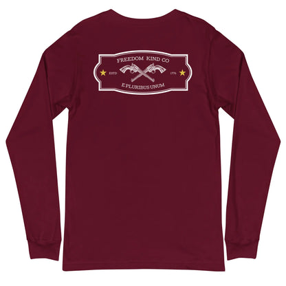 E Pluribus Unum Long Sleeve Tee | Freedom Kind Apparel - Image #3