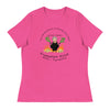 The US Economy Is Doing Very Well." - Janet Yellen | Women's Relaxed T-Shirt - Berry