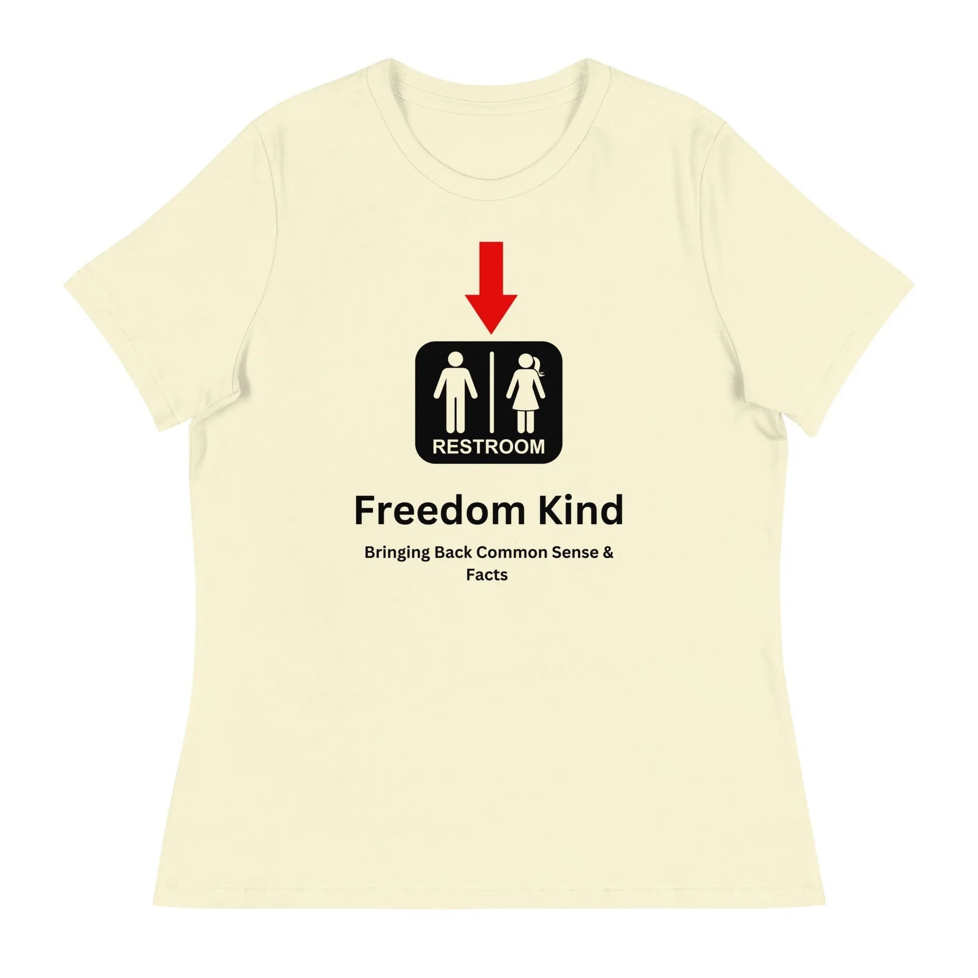 Just a Restroom Sign Women's Relaxed T-Shirt | Freedom Kind Apparel - Image #20