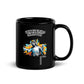 Unwavering Christian Jesus Cross | Freedom Kind Black Glossy Mug - Image #2