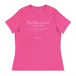 Women's Relaxed T-Shirt: 'Motherhood in Progress' | 'I'm Not Carrying an Egg, It's a Baby!' | Freedom Kind - Image #3
