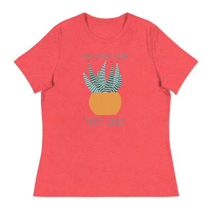 Women's Relaxed T-Shirt: Plant Lover Anti-Tyranny | Freedom Kind Apparel - Image #6