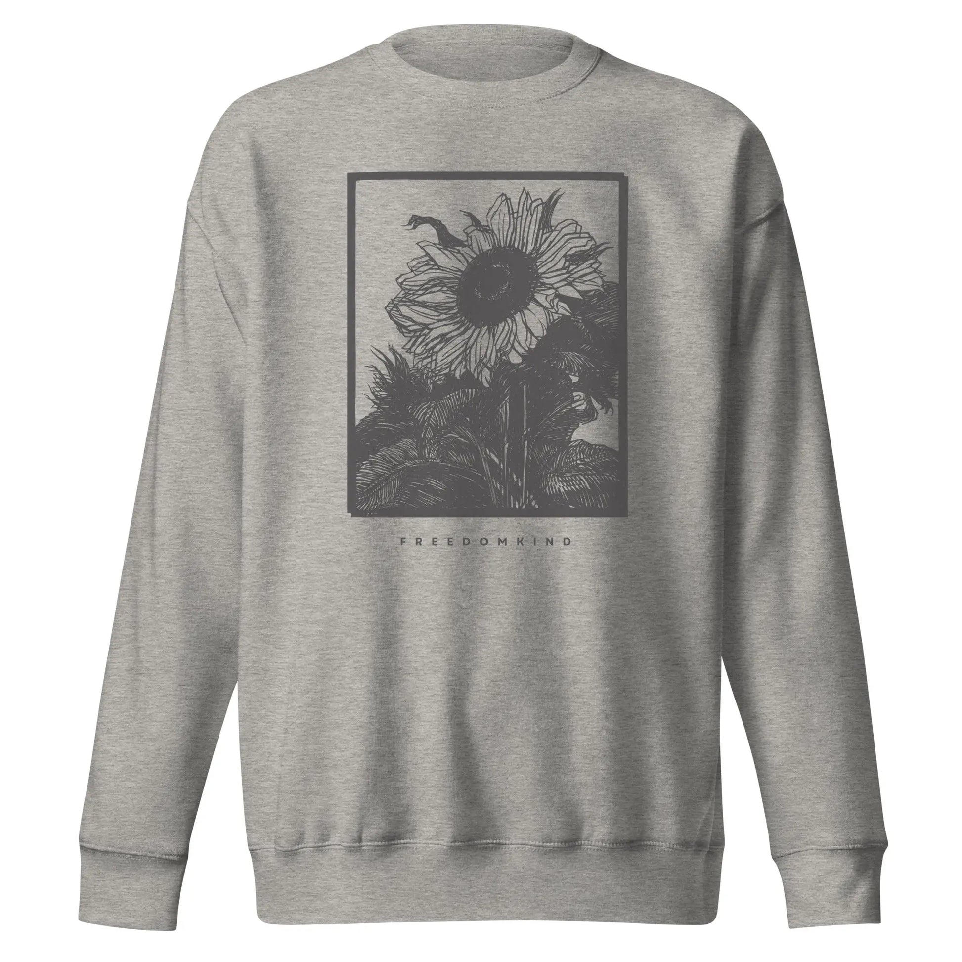 Women's Premium Sweatshirt with Sunflower Design | Freedom Kind Apparel - Image #3