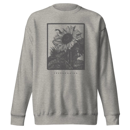 Women's Premium Sweatshirt with Sunflower Design | Freedom Kind Apparel - Image #3