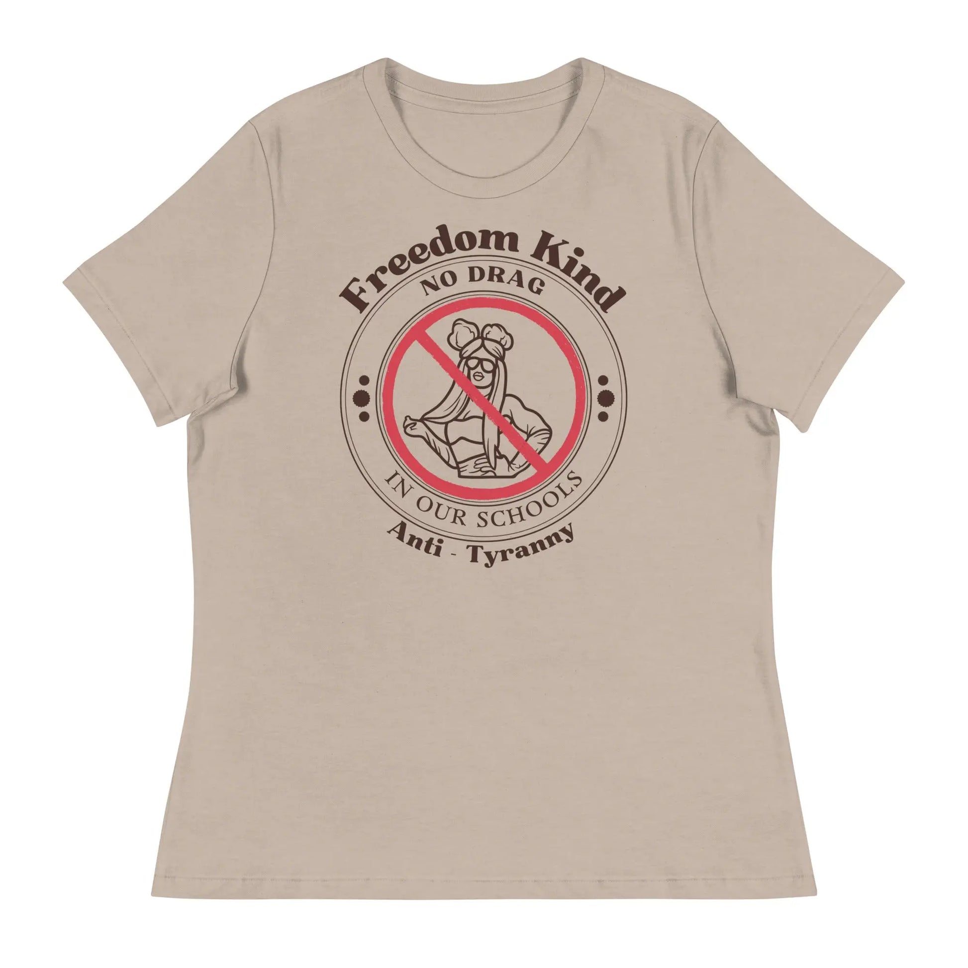 Women's Relaxed T-Shirt - 'No Drag In Our Schools' | Freedom Kind - Image #7