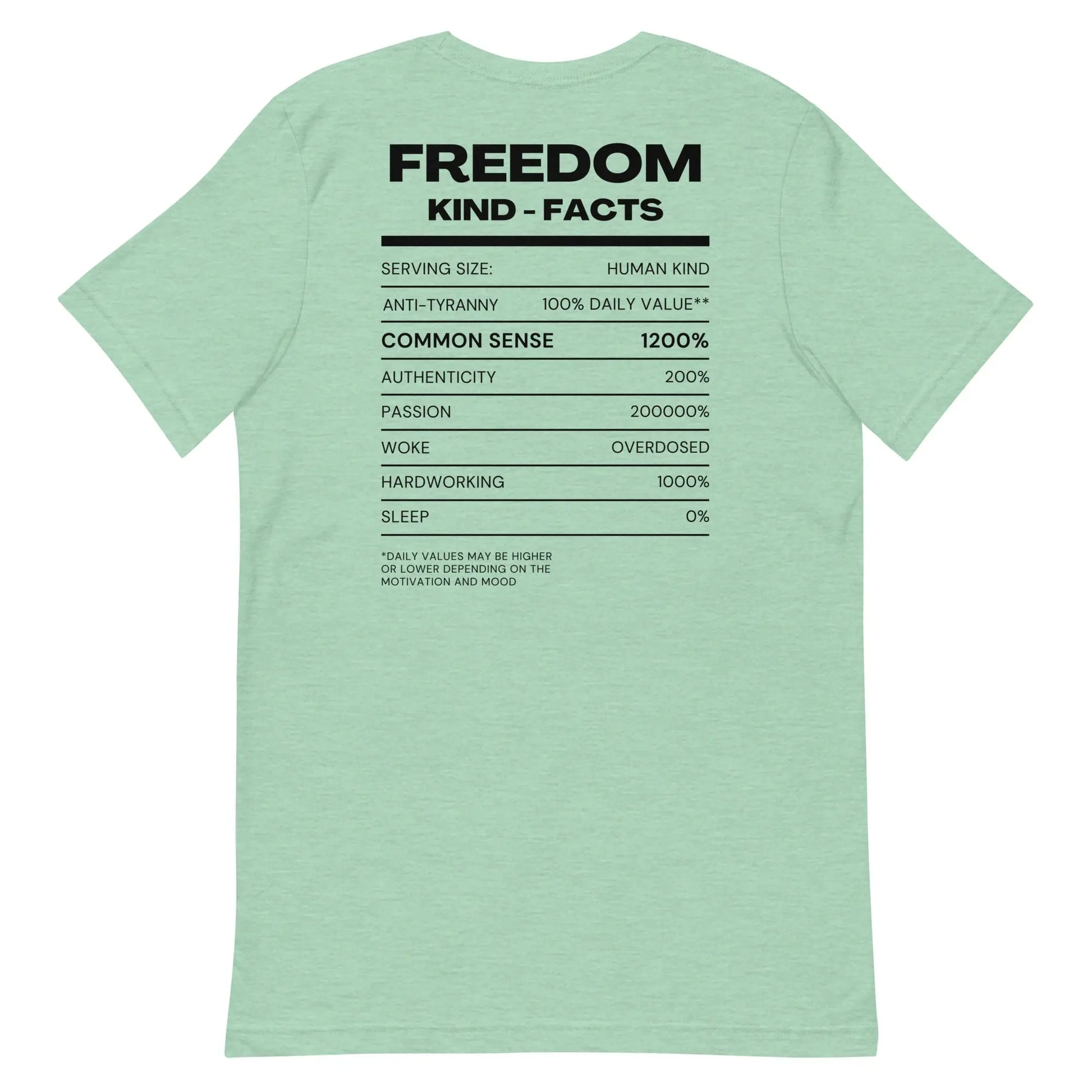 FK Food Label T-shirt | Freedom Kind Apparel - Image #28