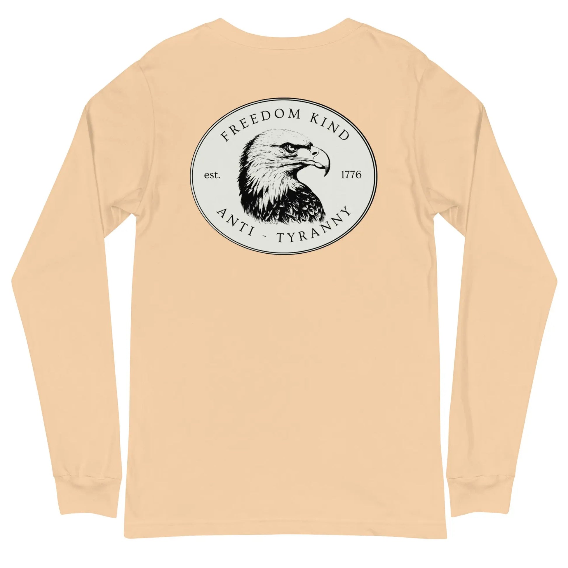 Freedom Kind Bald Eagle Logo Long Sleeve Tee - Image #30