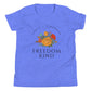 Freedom Kind Anti - Tyranny Spring Flowers Youth Short Sleeve T-Shirt - Image #7