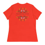 Freedom Kind Anti - Woke Women's Relaxed T-Shirt - Image #7