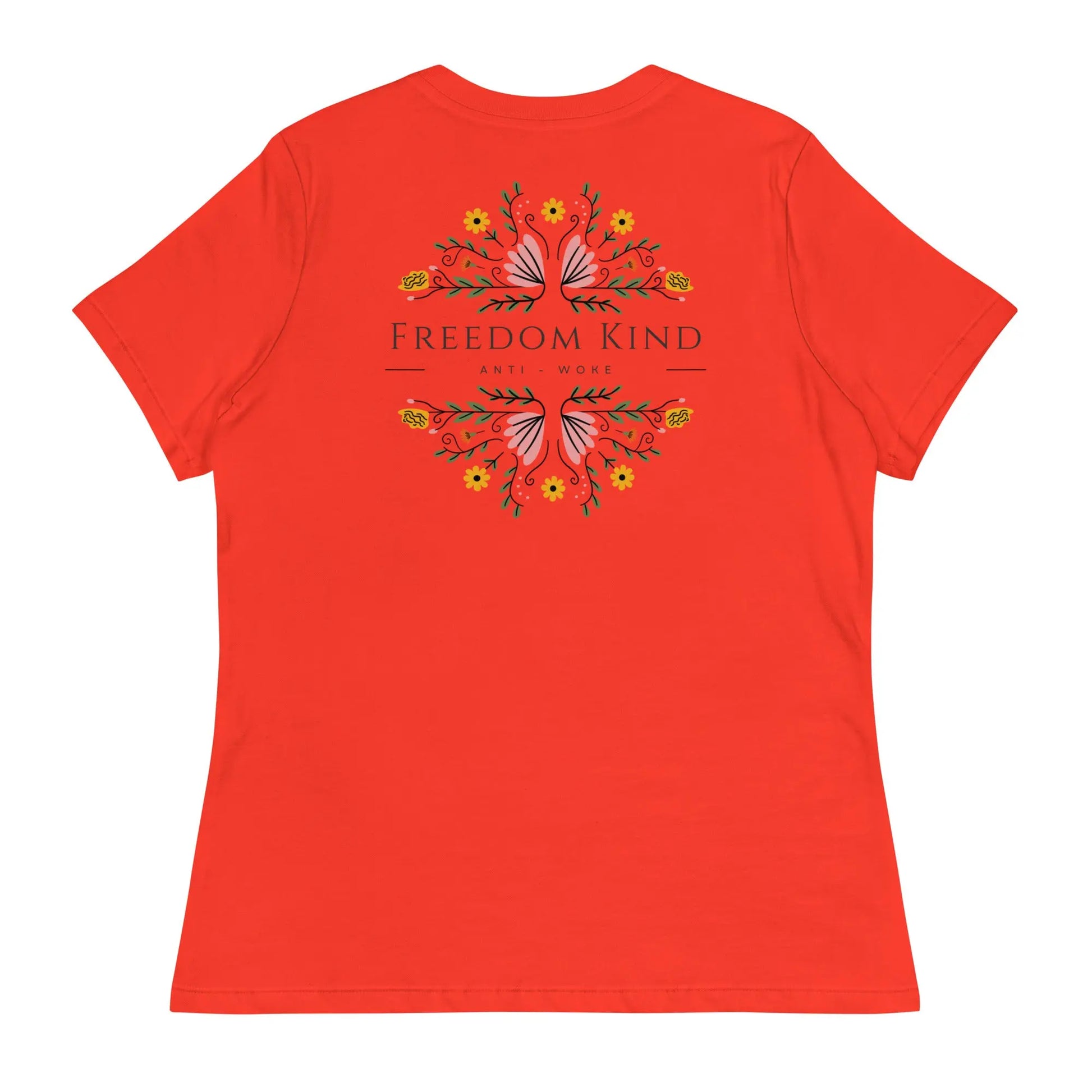 Freedom Kind Anti - Woke Women's Relaxed T-Shirt - Image #7