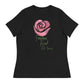Women's Relaxed T-Shirt with Rose Design | Freedom Kind Apparel - Image #1