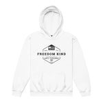 Freedom Kind Anti - Tyranny Liberty Bell American Flag Youth heavy blend hoodie - Image #2
