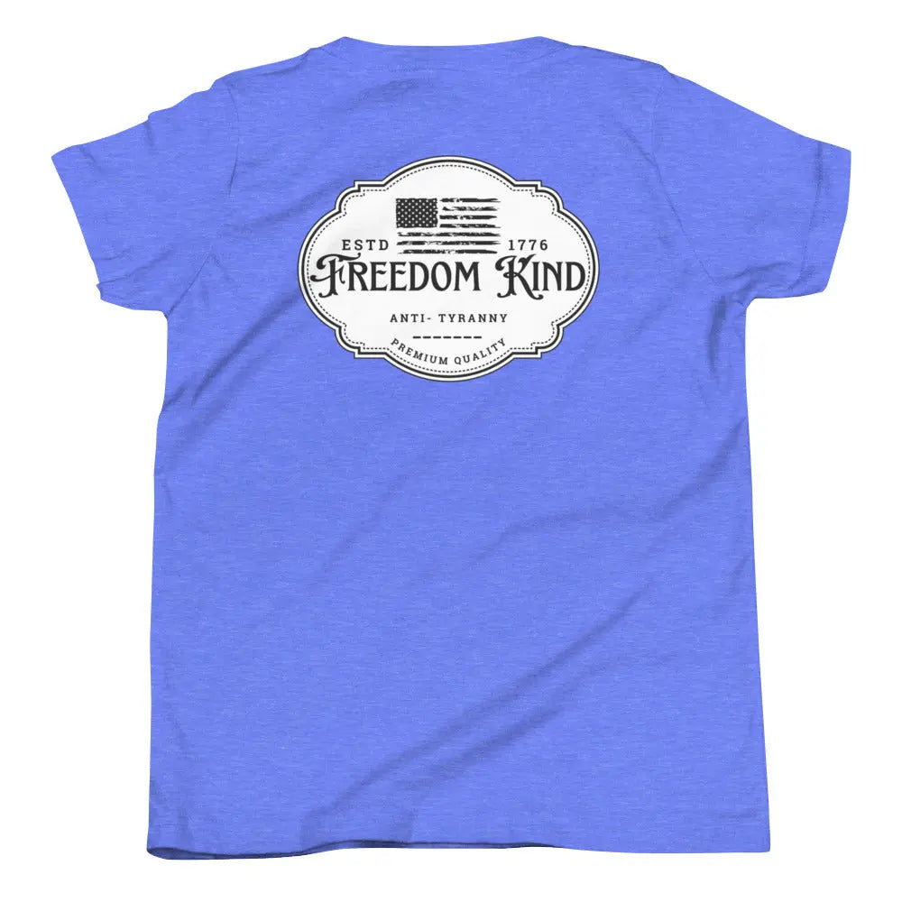 Anti-Tyranny 'Premium Quality' Youth Short Sleeve T-Shirt | Freedom Kind Apparel - Image #22