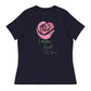 Women's Relaxed T-Shirt with Rose Design | Freedom Kind Apparel - Image #2