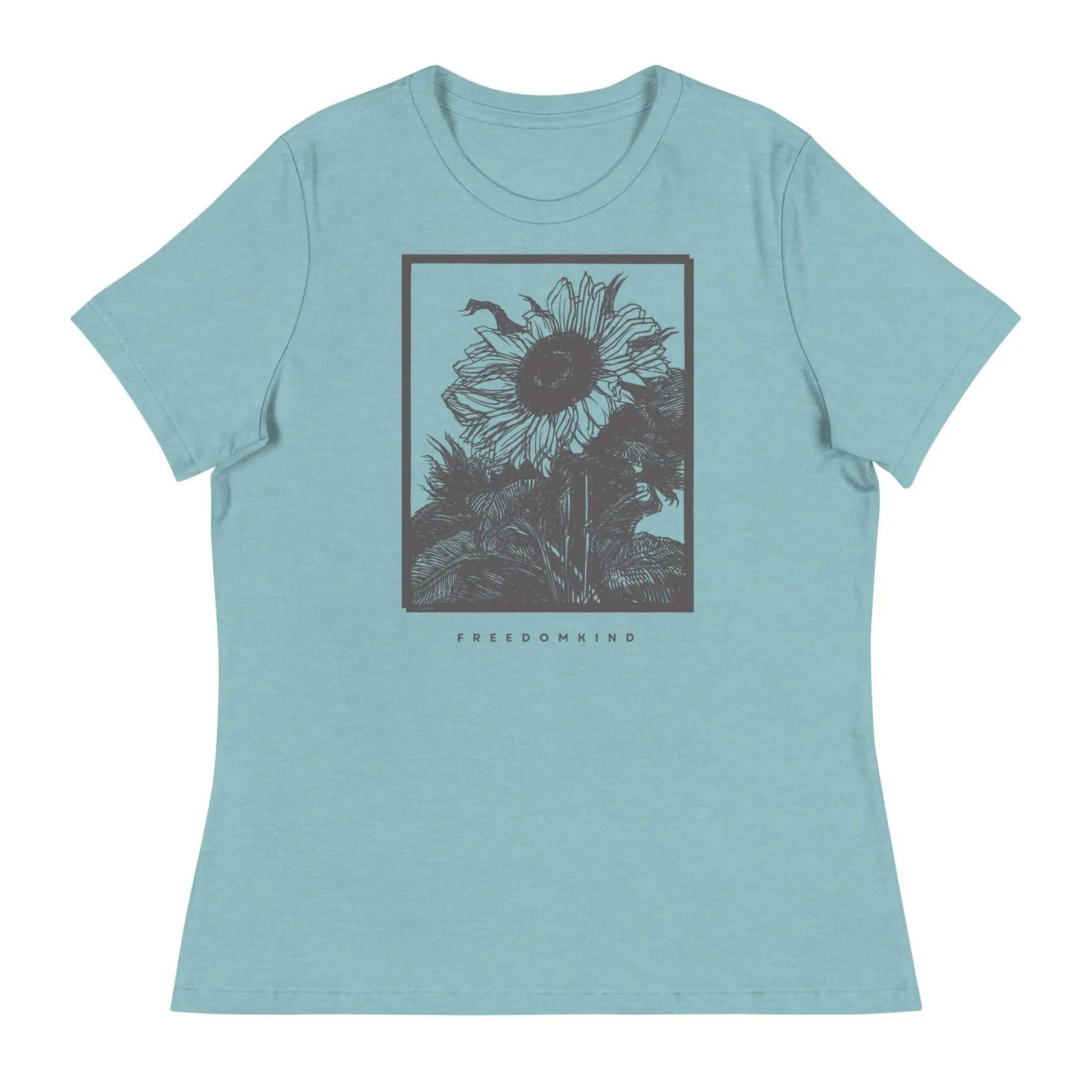 Women's Relaxed T-Shirt with Sunflower Design | Freedom Kind Apparel - Image #14