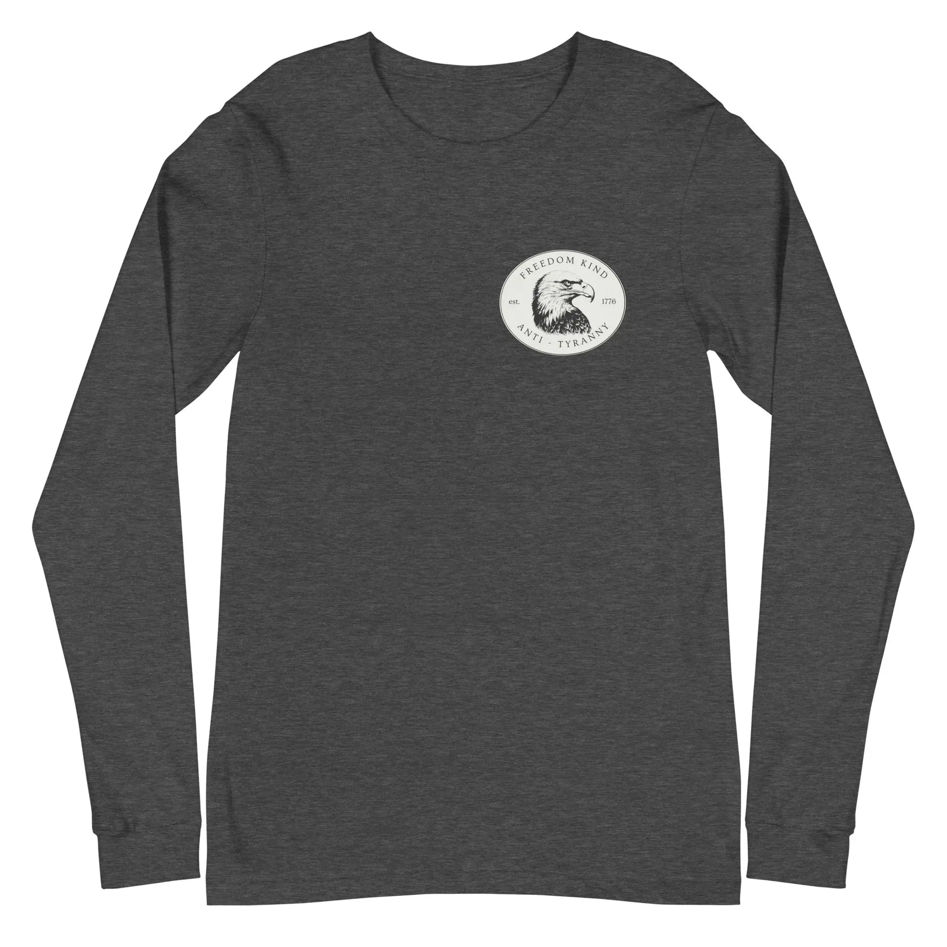 Freedom Kind Bald Eagle Logo Long Sleeve Tee - Image #12