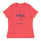 Land Of The Free ? Women's Relaxed T-Shirt | Freedom Kind Apparel - Image #6