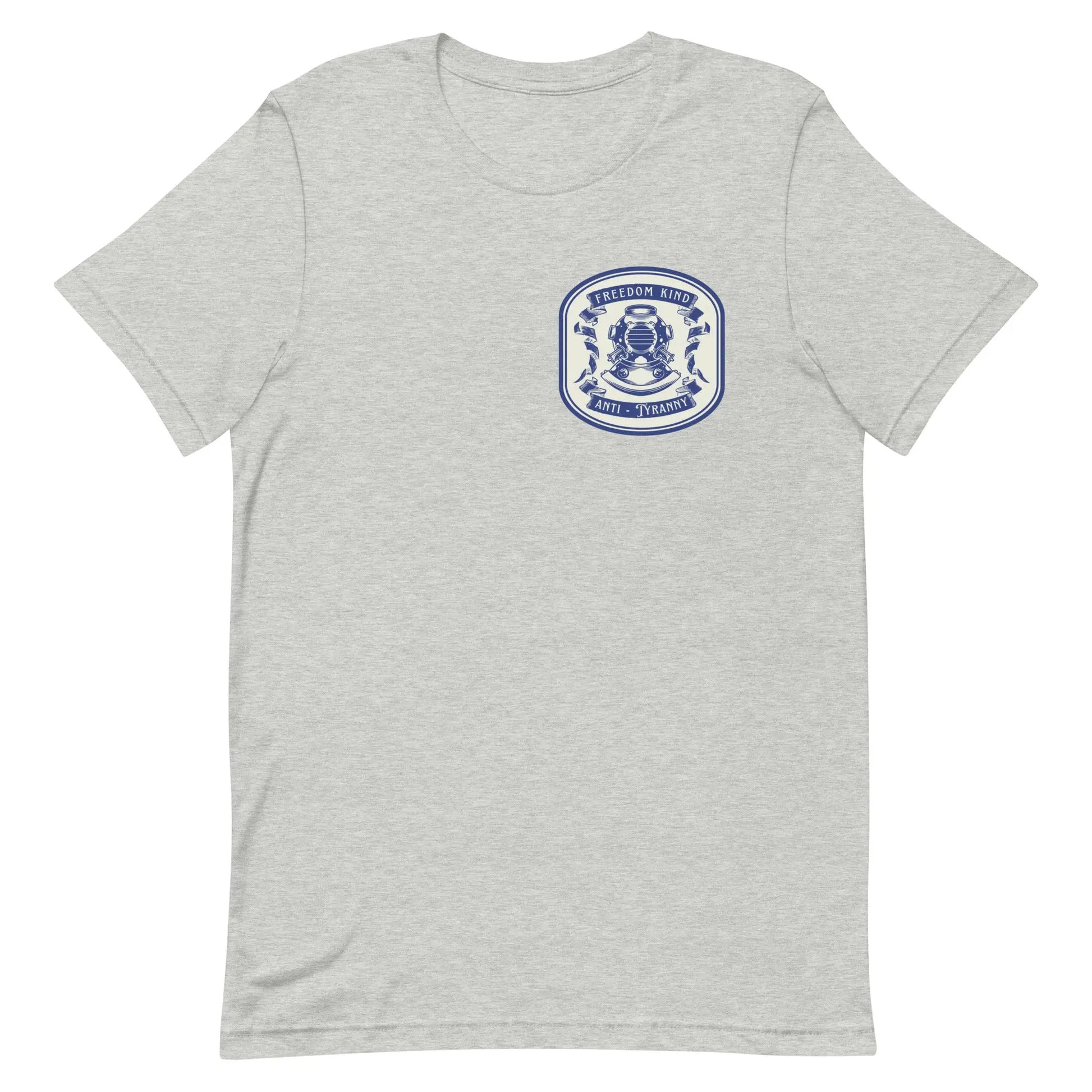 Freedom Kind Anti - Tyranny Vintage Scuba Logo T-shirt - Image #22