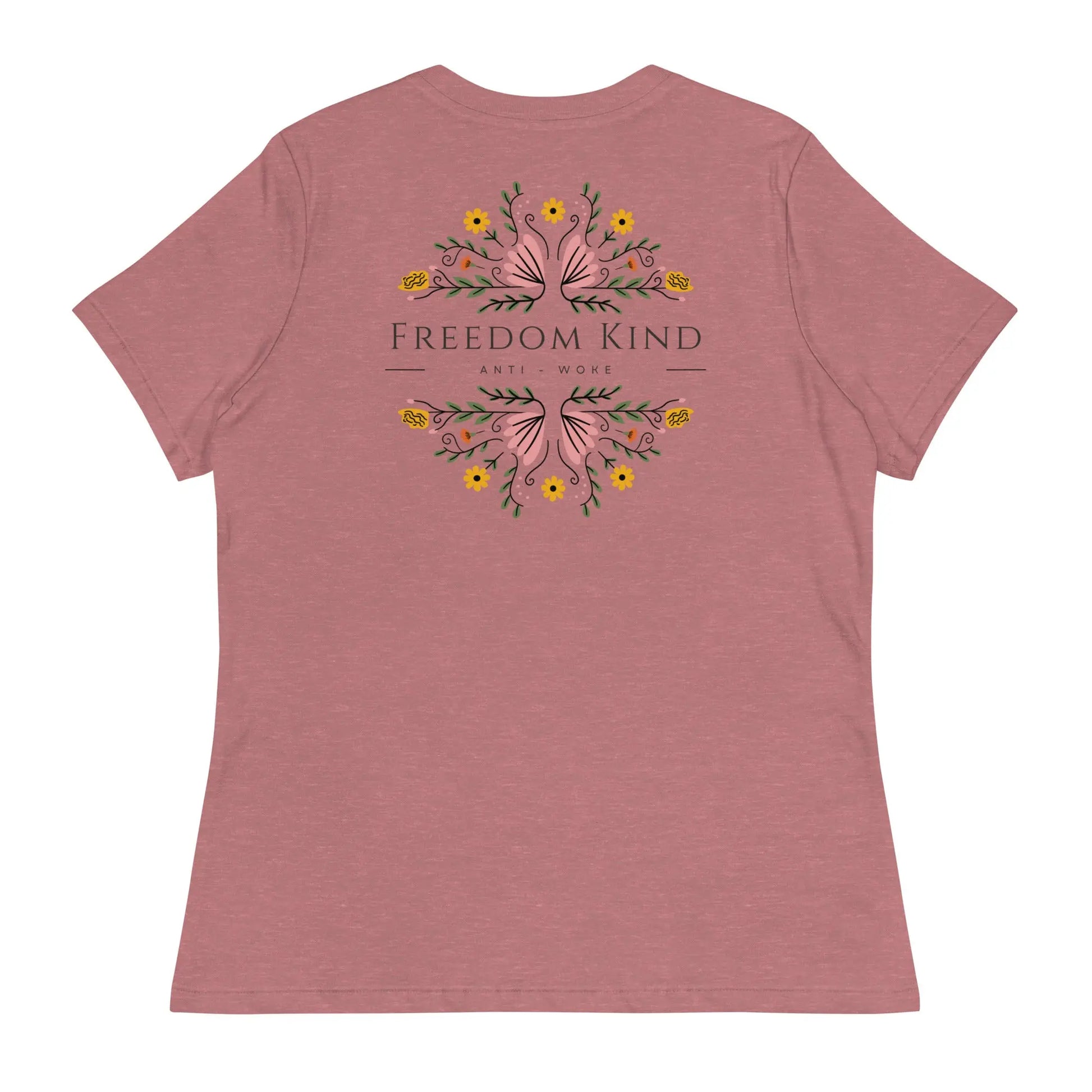 Freedom Kind Anti - Woke Women's Relaxed T-Shirt - Image #13