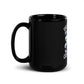 Whiter Flower | Freedom Kind Black Glossy Mug - Image #4