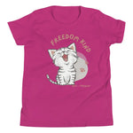 Freedom Kind Anti - Tyranny Kitten Youth Short Sleeve T-Shirt - Image #1