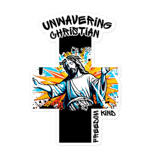 Unwavering Christian | Bubble-free Stickers - Image #1