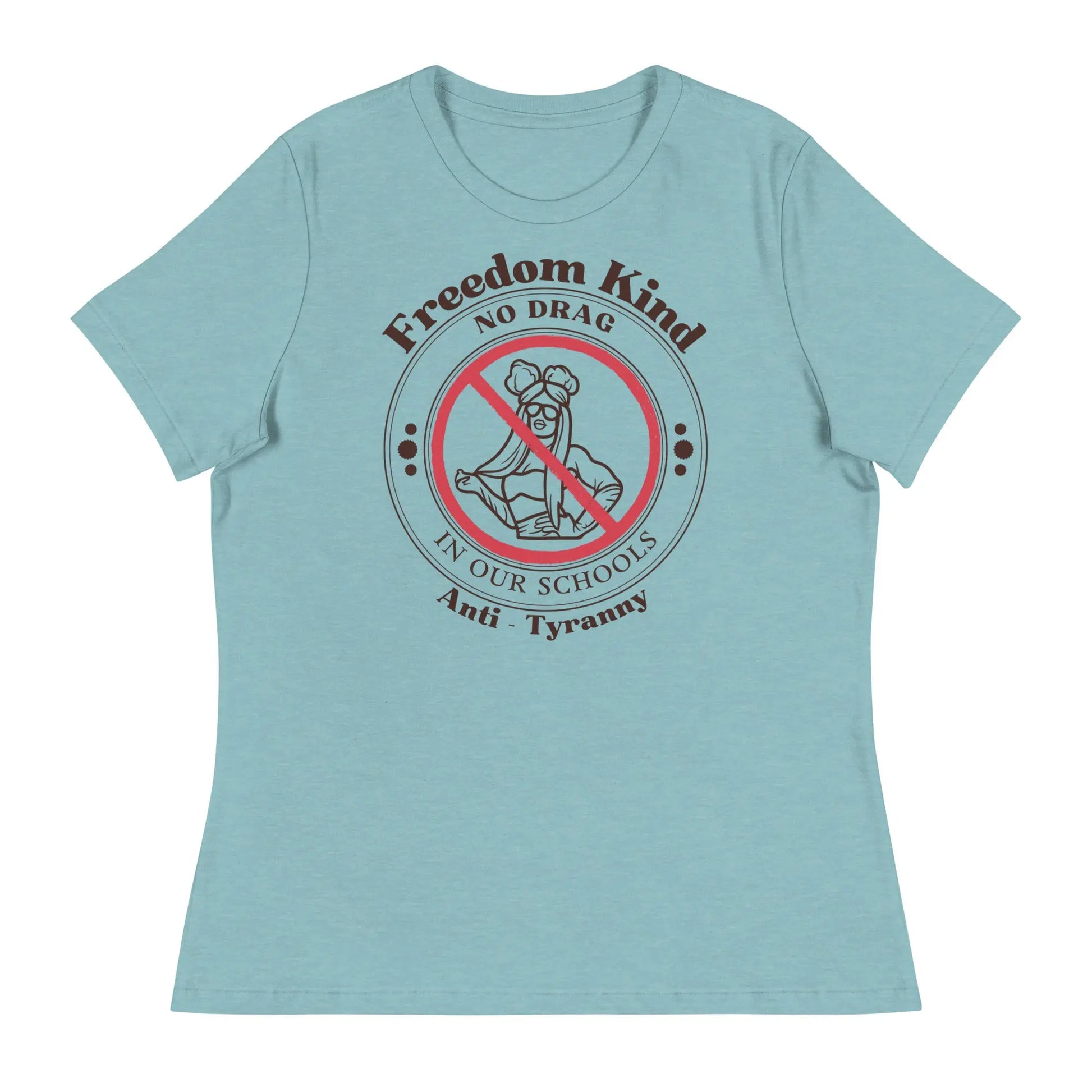 Women's Relaxed T-Shirt - 'No Drag In Our Schools' | Freedom Kind - Image #5
