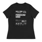 Women's Relaxed T-Shirt: 100% Human Kind | Freedom Kind Apparel - Image #4