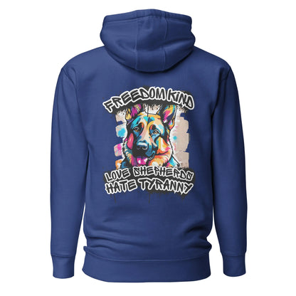 Love German Shepherds, Hate Tyranny | Men's Hoodie - Image #10