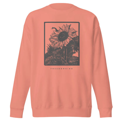 Women's Premium Sweatshirt with Sunflower Design | Freedom Kind Apparel - Image #1