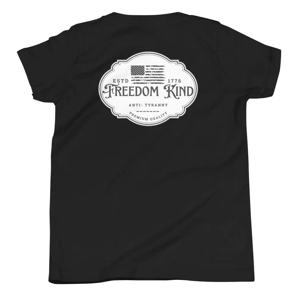 Anti-Tyranny 'Premium Quality' Youth Short Sleeve T-Shirt | Freedom Kind Apparel - Image #3