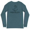 Anchor Anti - Tyranny | Men's Long Sleeve T-Shirt - Heather Deep Teal
