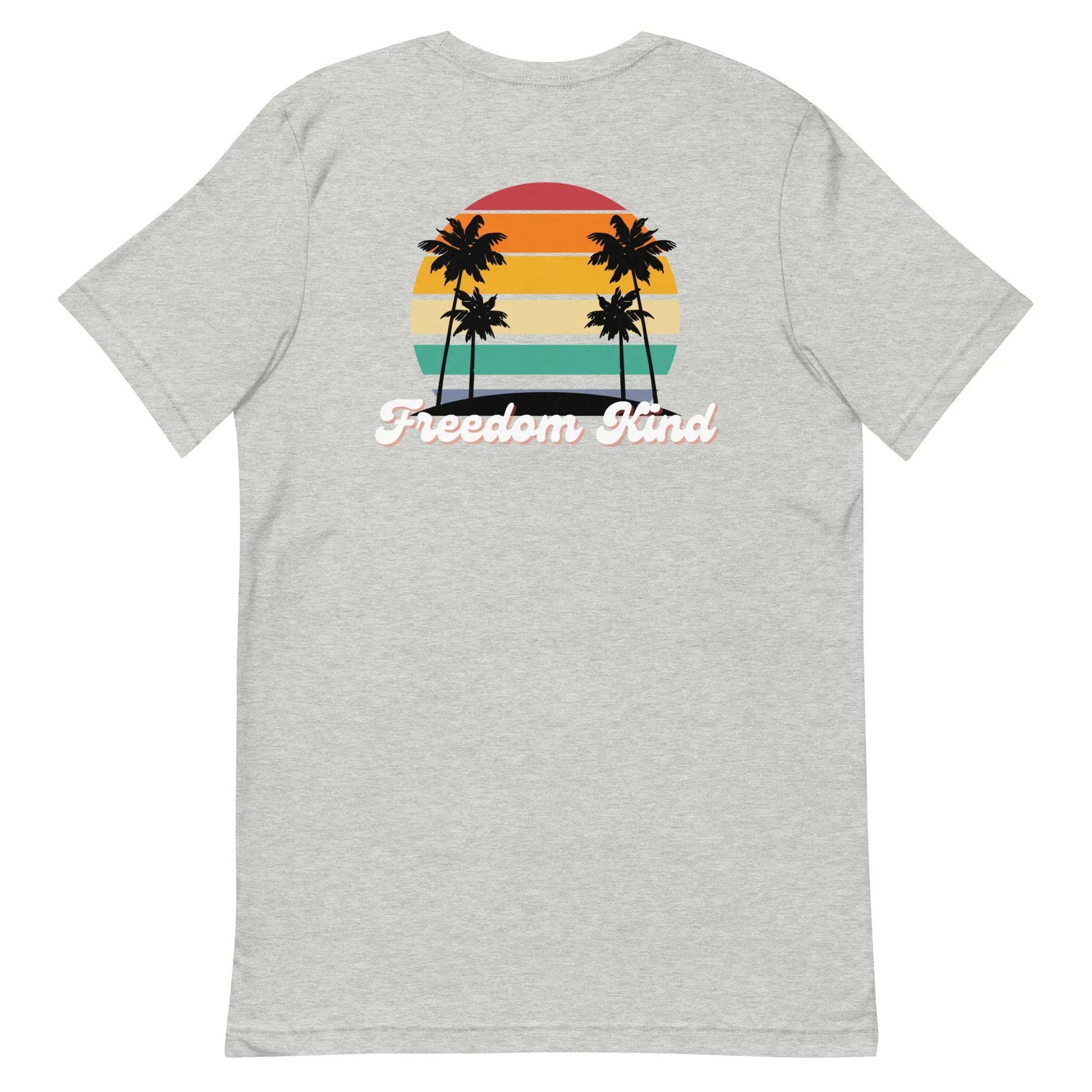 Freedom Kind Beach Sunset T-shirt - Image #23