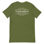 Freedom Kind Anti - Tyranny Scroll Logo T-shirt - Image #8