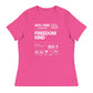 Women's Relaxed T-Shirt: 100% Human Kind | Freedom Kind Apparel - Image #1