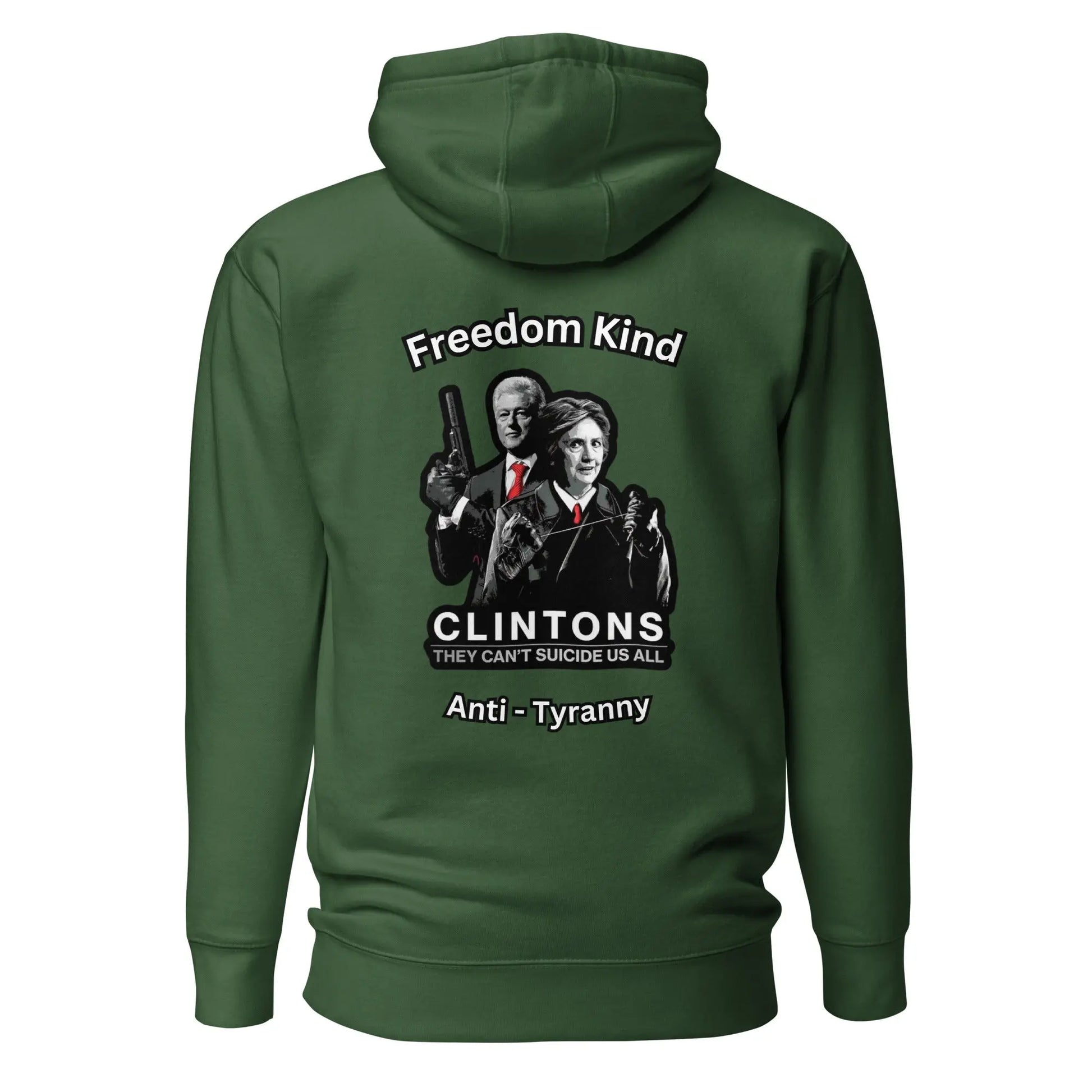 Clinton's - They Can't Suicide Us All | Men's Hoodie - Image #15