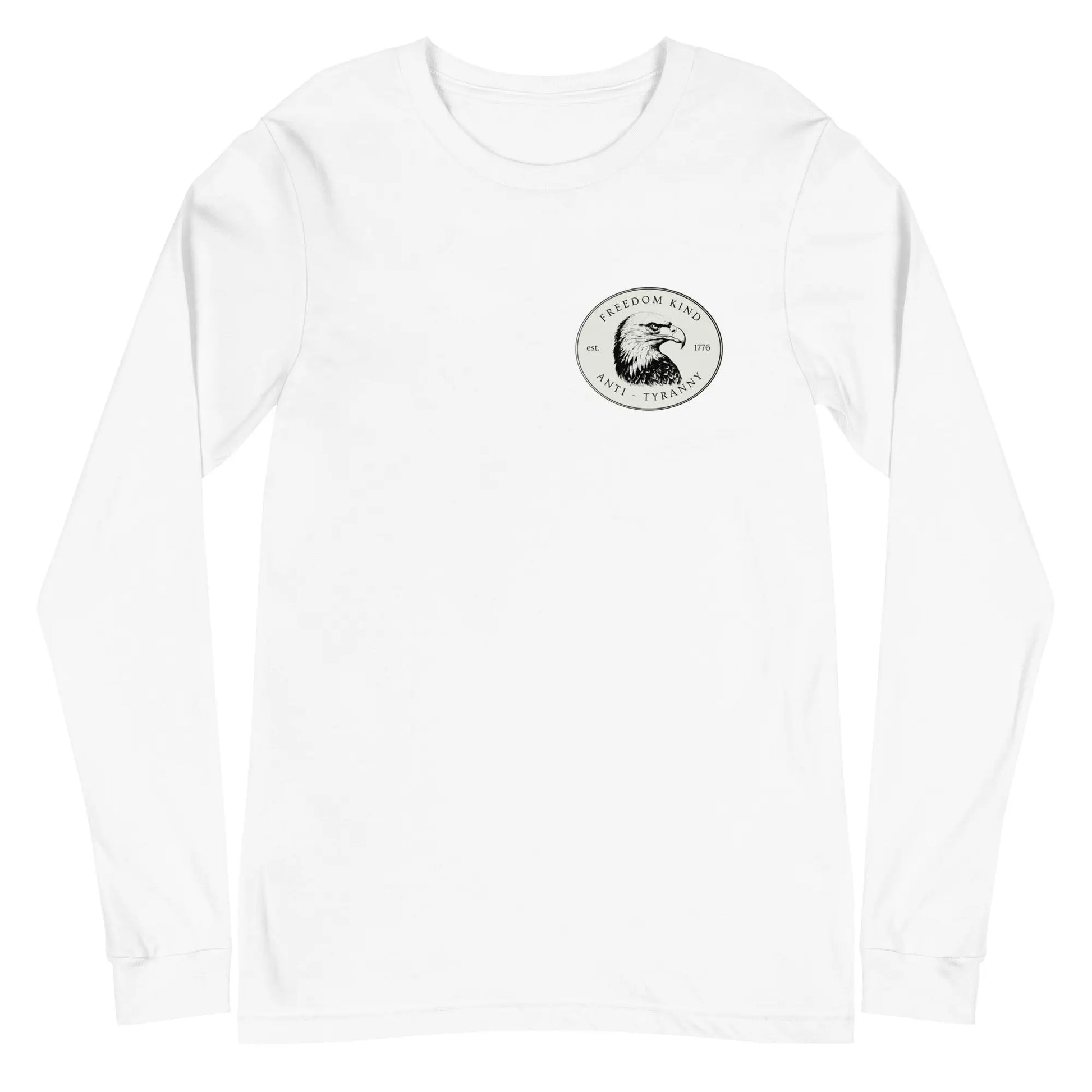 Freedom Kind Bald Eagle Logo Long Sleeve Tee - Image #31