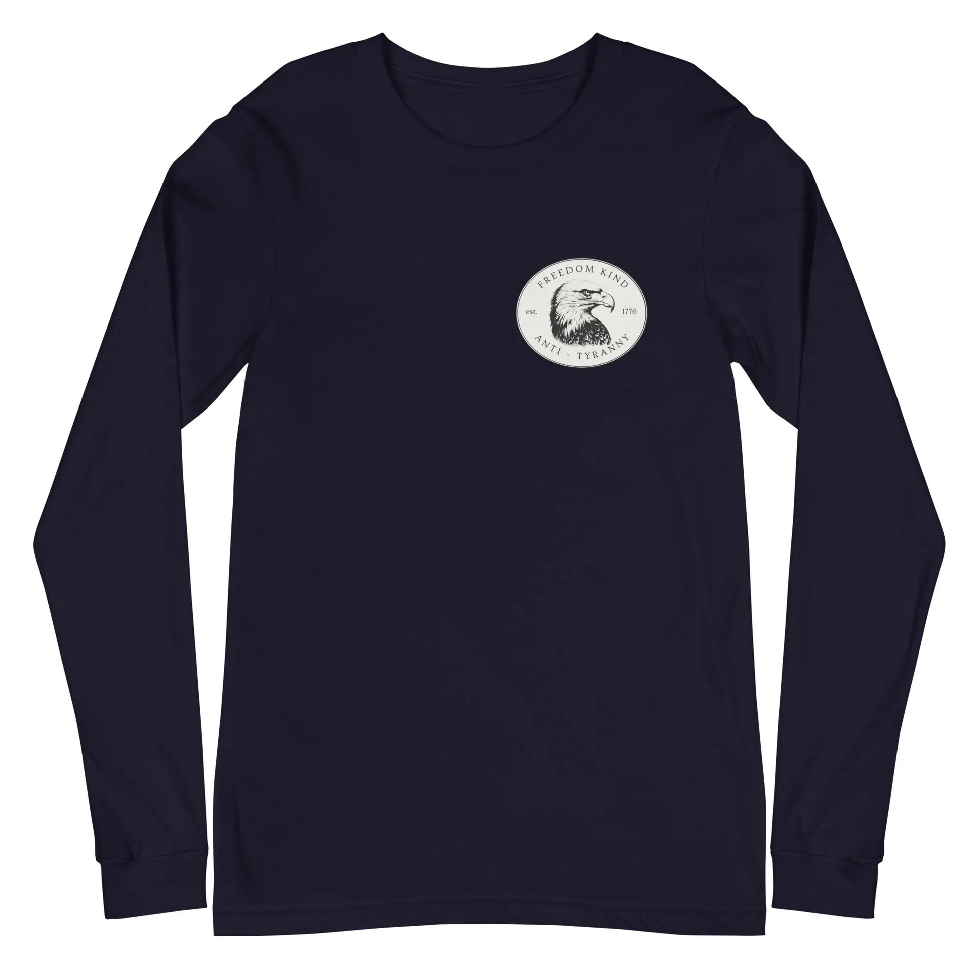 Freedom Kind Bald Eagle Logo Long Sleeve Tee - Image #4