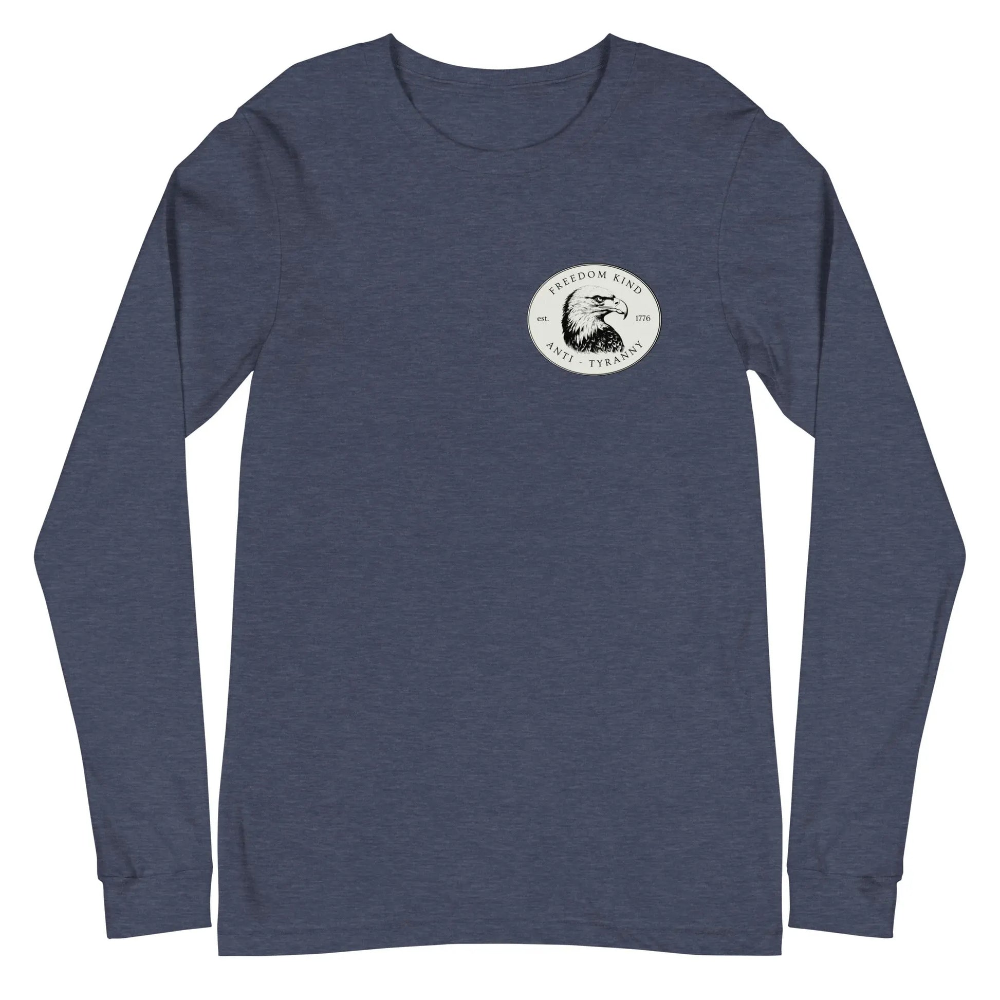 Freedom Kind Bald Eagle Logo Long Sleeve Tee - Image #15