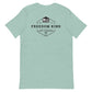 Freedom Kind Anti - Tyranny Liberty Bell American Flag Logo T-shirt - Image #15