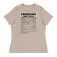 FK Food Label Women's Relaxed T-Shirt | Freedom Kind Apparel - Image #16