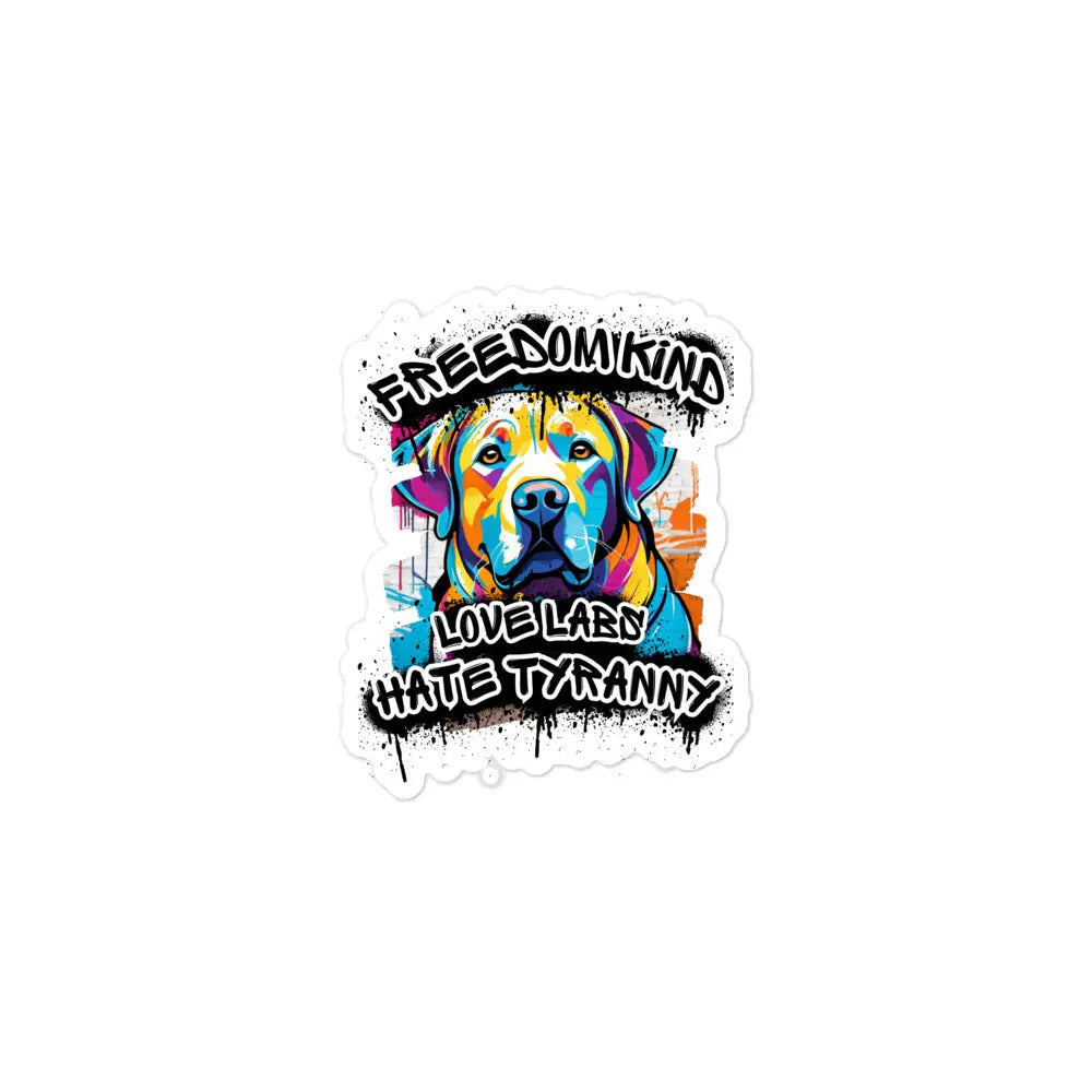Love Labs Hate Tyranny | Bubble-free Stickers - Image #2
