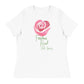 Women's Relaxed T-Shirt with Rose Design | Freedom Kind Apparel - Image #31