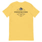 Freedom Kind Anti - Tyranny Liberty Bell American Flag Logo T-shirt - Image #28