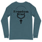 Unisex Long Sleeve Tee with Rosary Design | Freedom Kind Apparel - Image #15