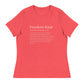 Freedom Kind Definition Women's Relaxed T-Shirt - Image #5